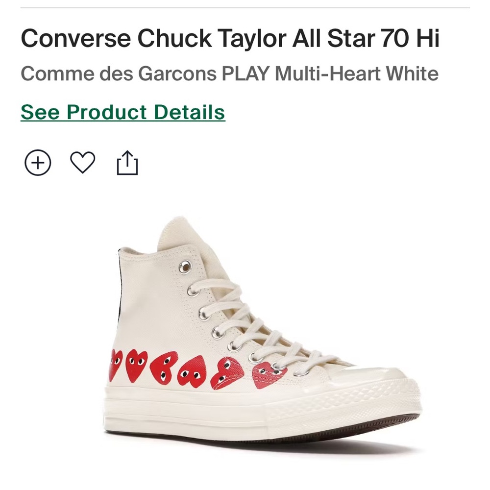 Comme des Garcons play Converse Chuck Taylor All Star 70 - Picture 8 of 9